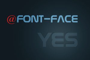 Die Option @font-face nutzen, um lokal Webfonts einzubetten