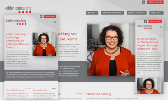 Screenshot Website - köhler consulting