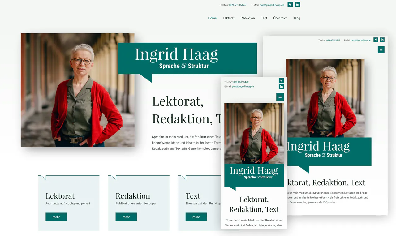 Screenshot - Website Ingrid Haag