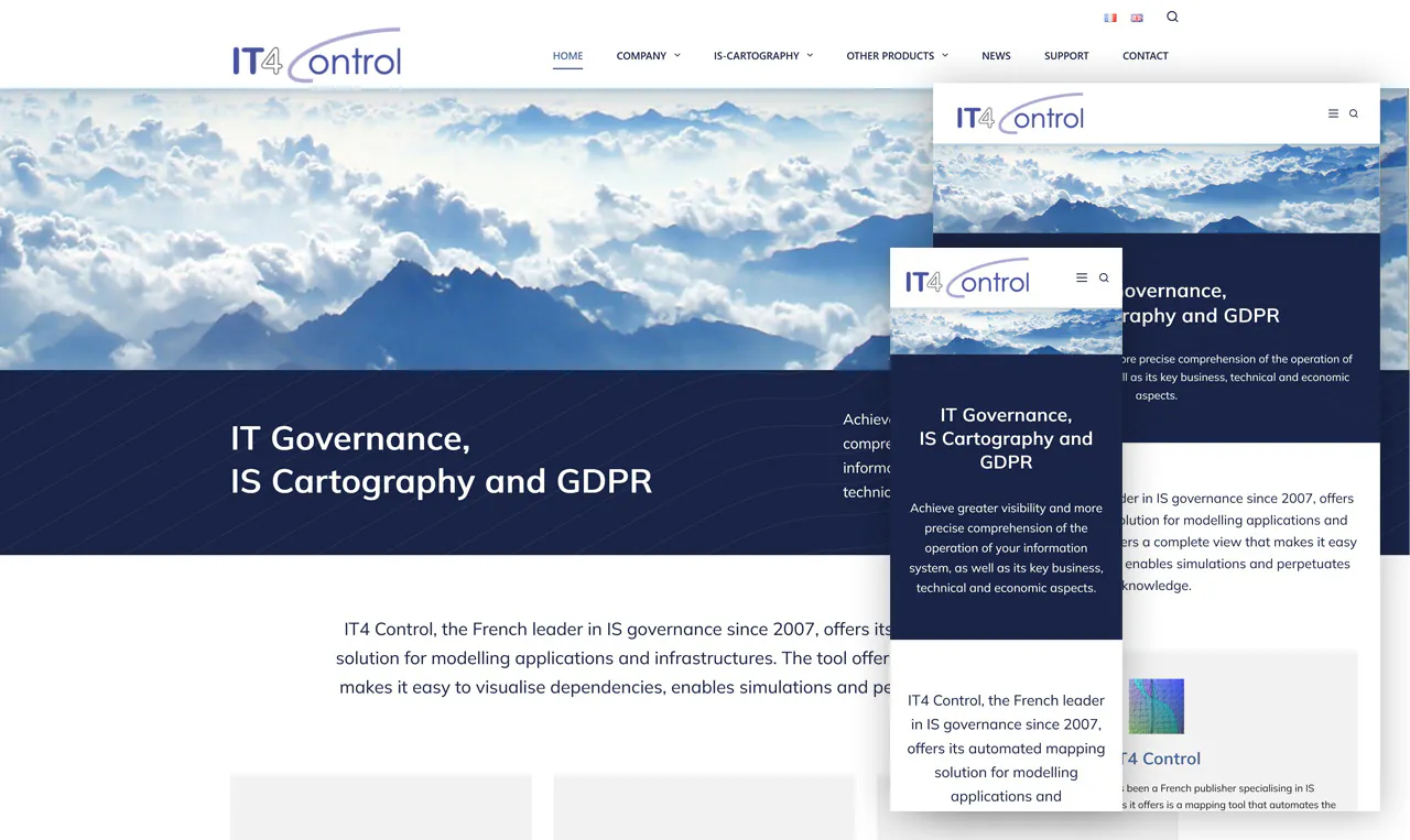 Screenshot - Website it4control